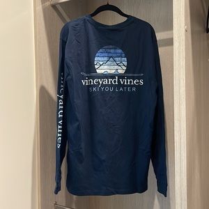 NEW Vineyard Vines Long Sleeve T-shirt, Men’s Long Sleeve T-shirt Size Large